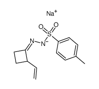 2-vinylcyclobutanone tosylhydrazone sodium salt Structure