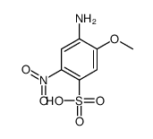 5-methoxy-2-nitrosulphanilic acid结构式