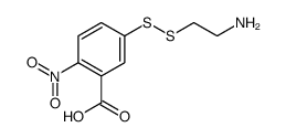 5-(2-Aminoethyl)dithio-2-nitrobenzoic Acid Structure