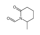 1-Piperidinecarboxaldehyde, 2-methyl-6-oxo- (9CI) structure