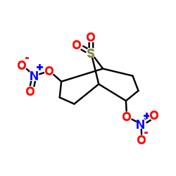 (2-nitrooxy-9,9-dioxo-9λ6-thiabicyclo[3.3.1]nonan-6-yl) nitrate Structure