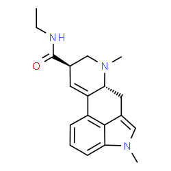 9,10-Didehydro-1,6-dimethyl-N-ethylergoline-8β-carboxamide Structure
