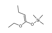 [1-ethoxy-but-1-enyloxy]-timethylsilane结构式