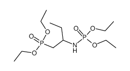 diethyl (1-(diethoxyphosphoryl)butan-2-yl)phosphoramidate结构式
