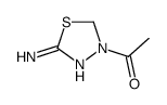 1,3,4-Thiadiazol-2-amine, 4-acetyl-4,5-dihydro- (9CI) Structure