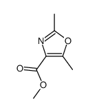 methyl 2,5-dimethyl-1,3-oxazole-4-carboxylate结构式