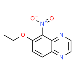 Quinoxaline, 6-ethoxy-5-nitro- (9CI) structure