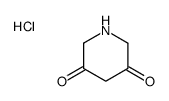 Piperidine-3,5-dione hydrochloride Structure