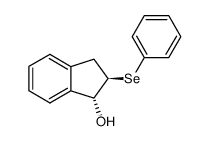 (1R,2R)-2-Phenylselanyl-indan-1-ol结构式