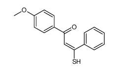 (Z)-1-(4-methoxyphenyl)-3-phenyl-3-sulfanylprop-2-en-1-one Structure