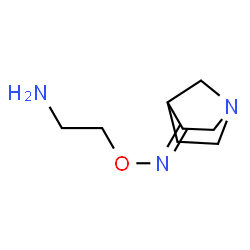 1-Azabicyclo[2.2.1]heptan-3-one,O-(2-aminoethyl)oxime,(E)-(9CI) Structure