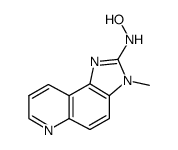 N-(3-methylimidazo[4,5-f]quinolin-2-yl)hydroxylamine结构式