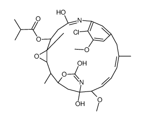 Maytansine, 2-de(acetylmethylamino)-22-demethyl-2-methyl- picture