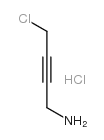 1-Amino-4-chloro-2-butyne hydrochloride structure