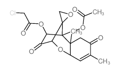 Trichothec-9-ene-3,8-dione, 15-(acetyloxy)-4-[(chloroacetyl)oxy]-12,13-epoxy-, (4.beta.)-结构式