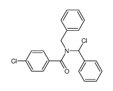 N-(α-chlorobenzyl)-N-benzyl-p-chlorobenzamide结构式