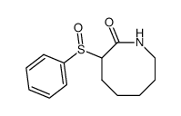 3-phenylsulfinylhexahydroazocin-2(1H)-one结构式