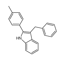 3-benzyl-2-(4-methylphenyl)-1H-indole结构式