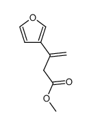 3-Furan-3-yl-but-3-enoic acid methyl ester结构式
