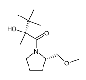 2-hydroxy-1-((S)-2-(methoxymethyl)pyrrolidin-1-yl)-2,3,3-trimethylbutan-1-one结构式