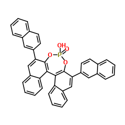 R-4-oxide-4-hydroxy-2,6-di-2-naphthalenyl-Dinaphtho[2,1-d:1',2'-f][1,3,2]dioxaphosphepin structure