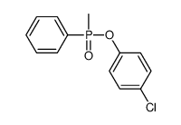 4-Chlorophenyl methylphenylphosphinate Structure