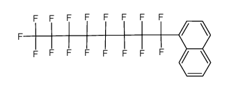 1-perfluoro-n-octylnaphthalene Structure