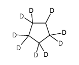 1,1,2,2,3,3,4,4,5-nonadeuteriocyclopentane Structure