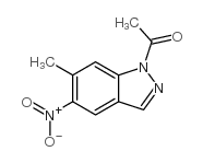 1-(6-Methyl-5-nitro-1H-indazol-1-yl)-1-ethanone Structure