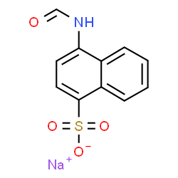 SODIUM,4-FORMYLAMINO-NAPHTHALENE-1-SULFONATE Structure