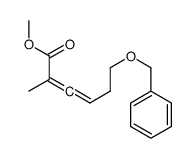 methyl 2-methyl-6-phenylmethoxyhexa-2,3-dienoate Structure