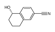 5(S)hydroxy-5,6,7,8-tetrahydronaphthalene-2-carbonitrile Structure