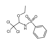 N-(2,2,2-trichloro-1-ethoxyethyl)benzenesulfonamide Structure