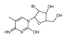 4-amino-1-[(2R,3S,4R,5R)-3-bromo-4-hydroxy-5-(hydroxymethyl)oxolan-2-yl]-5-methylpyrimidin-2-one Structure