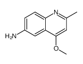 6-amino-4-methoxy-2-methylquinoline Structure