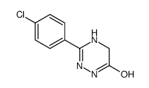 3-(4-chlorophenyl)-2,5-dihydro-1H-1,2,4-triazin-6-one Structure