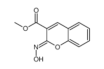 methyl 2-hydroxyiminochromene-3-carboxylate结构式