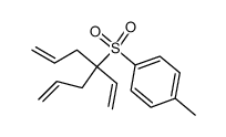 4-(p-tolylsulphonyl)-4-vinyl-1,6-heptadiene结构式