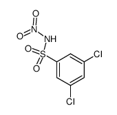 3,5-dichloro-N-nitrobenzenesulfonamide Structure