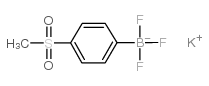 potassium (4-methylsulfonylphenyl)trifluoroborate structure