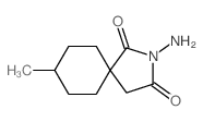 3-amino-8-methyl-3-azaspiro[4.5]decane-2,4-dione Structure