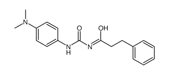 N-[[4-(dimethylamino)phenyl]carbamoyl]-3-phenylpropanamide结构式