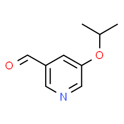 5-Isopropoxypyridine-3-carboxaldehyde structure