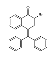 2-bromo-4-(diphenylmethylene)-1(4H)-naphthalenone Structure