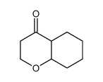 octahydro-4H-1-benzopyran-4-one Structure