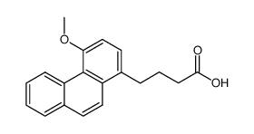 4-(4-methoxy-[1]phenanthryl)-butyric acid结构式