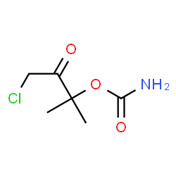 2-Butanone,1-chloro-3-hydroxy-3-methyl-,carbamate (7CI)结构式