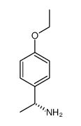 (AR)-4-乙氧基-A-甲基苯甲胺结构式