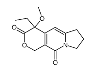 8-ethyl-8-methoxy-2,3,5,8-tetrahydro-1H-6-oxa-3a-aza-cyclopenta[b]naphthalene-4,7-dione结构式