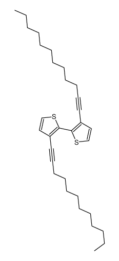 3-dodec-1-ynyl-2-(3-dodec-1-ynylthiophen-2-yl)thiophene Structure